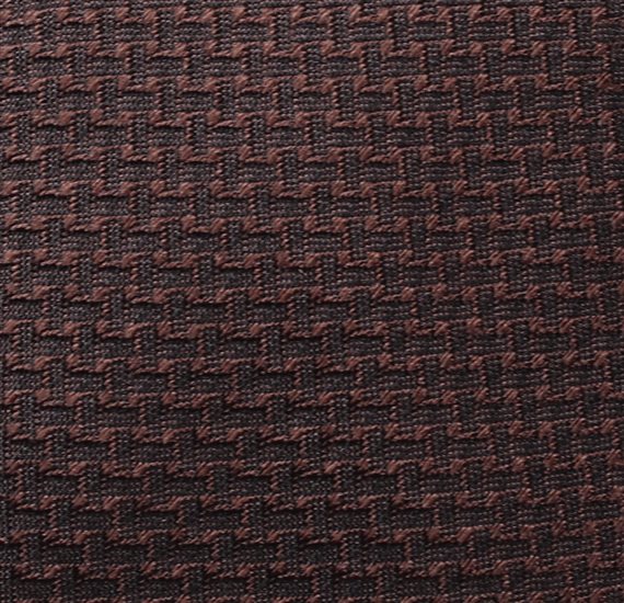 Corbata Seda Estrecha Marrón