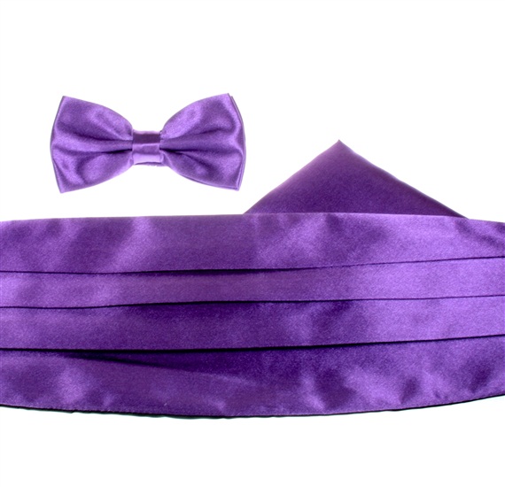Conjunto Fajín Ceremonia Morado