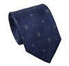 Corbata Cachemir Azul Tinta Seda Natural