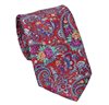 Corbata Seda Edición Especial Roja Paisley
